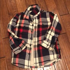 Sherpa lines barn coat Gap boys small